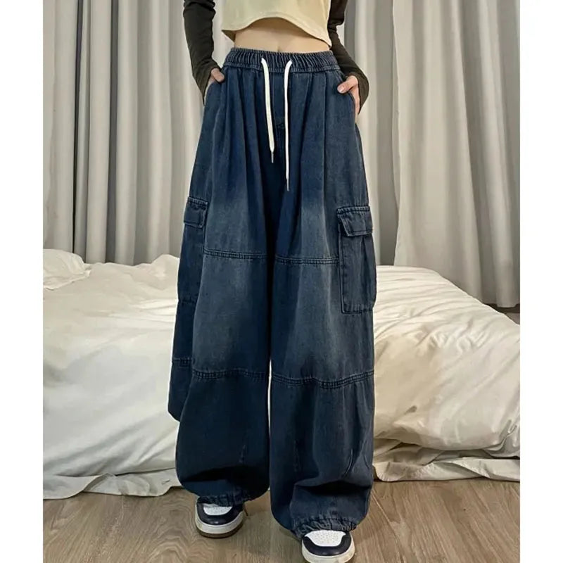 Baggy High Waist Cargo Pants