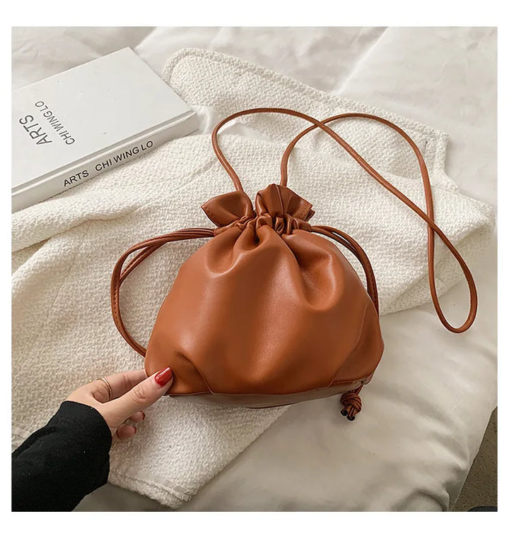 Drawstring Bucket Bag