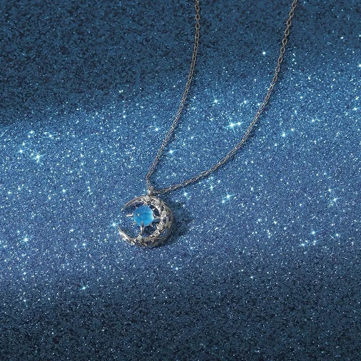 Star Moon Pendant Necklace