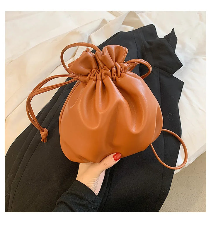 Drawstring Bucket Bag