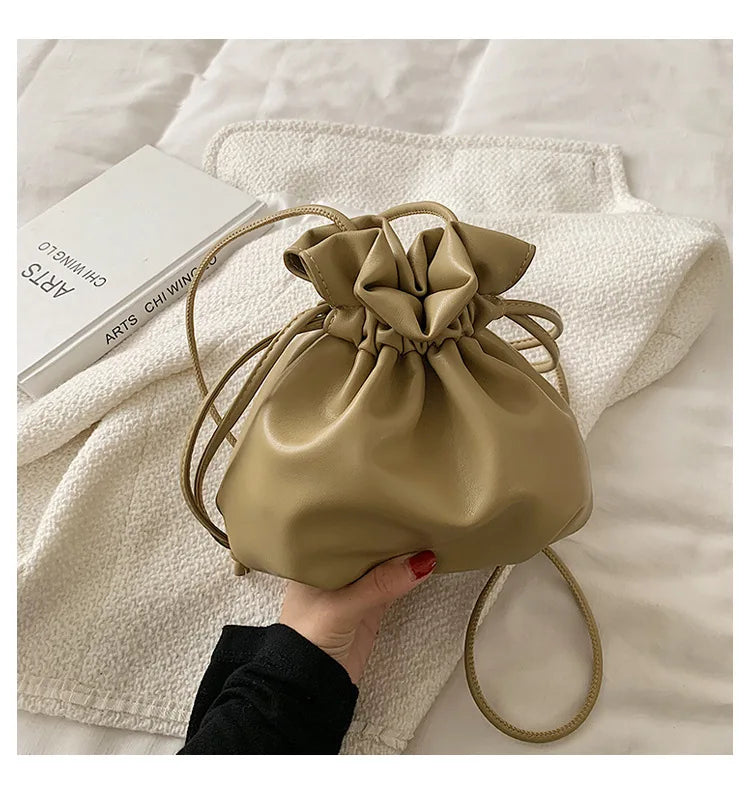 Drawstring Bucket Bag