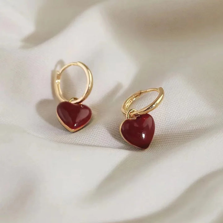 Simple Dange Earrings (Hearts/Squares)