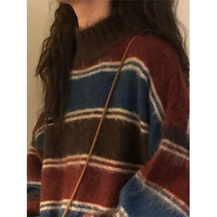 Oversized Cozy & Fluffy Knitted Pullover