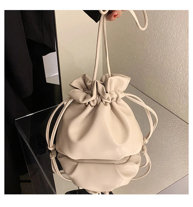 Drawstring Bucket Bag