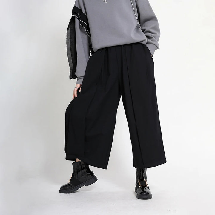 One Size: Oversized Wide-Leg Cozy Trousers