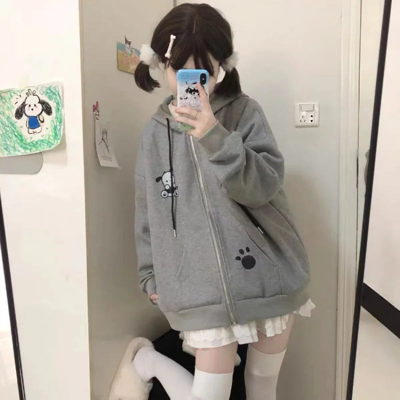 Oversized Kawaii Bunny Hoodie